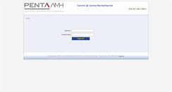 Desktop Screenshot of normalizacion.pentavida.cl